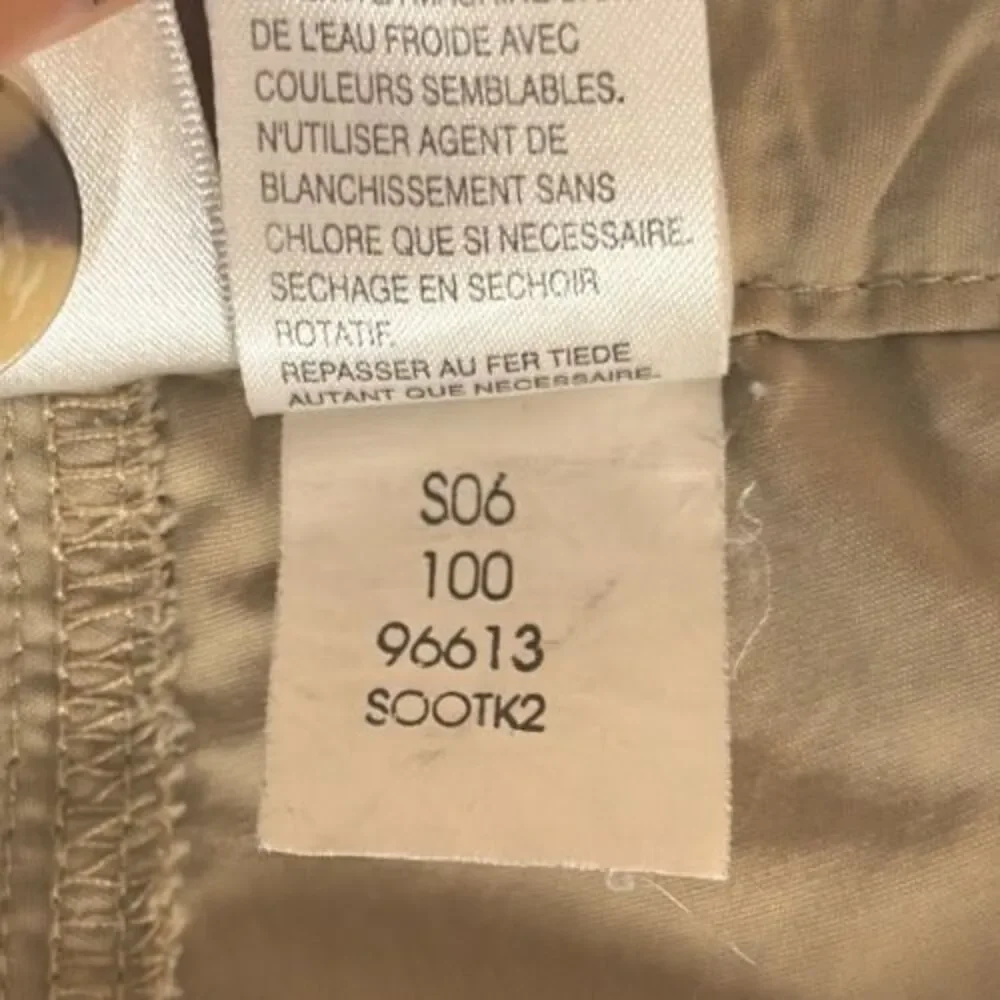 Vintage Y2K The North Face Convertible Pants Mens M Khaki Nylon Zip Off Belted
